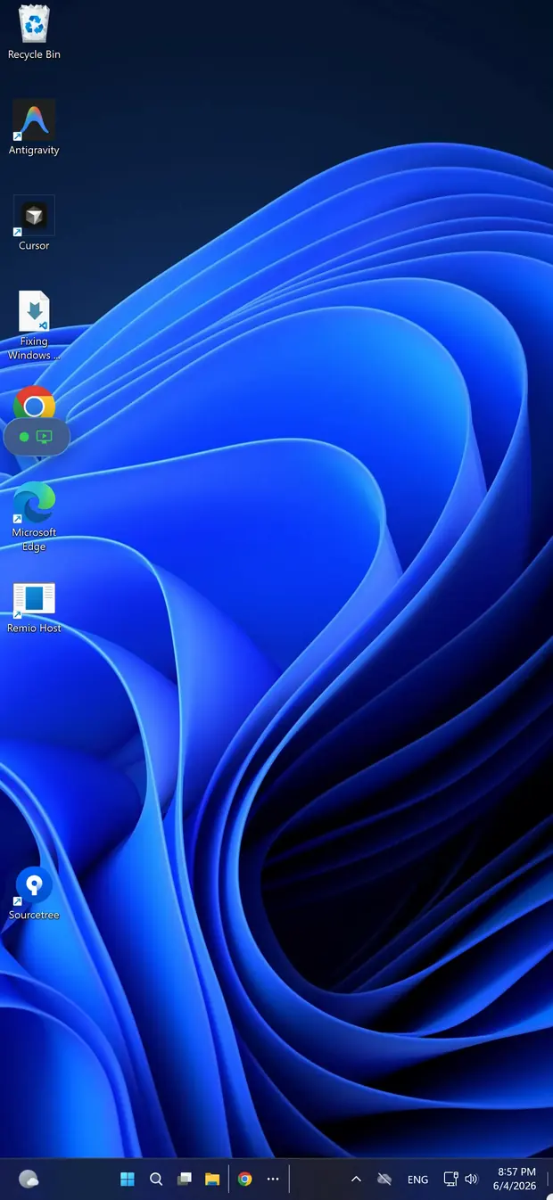 Streaming a Windows PC on iPhone